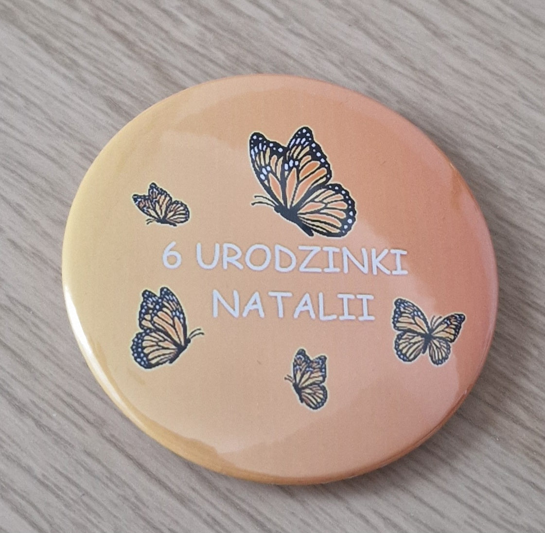 Custom badges 58mm set of 6 pcs