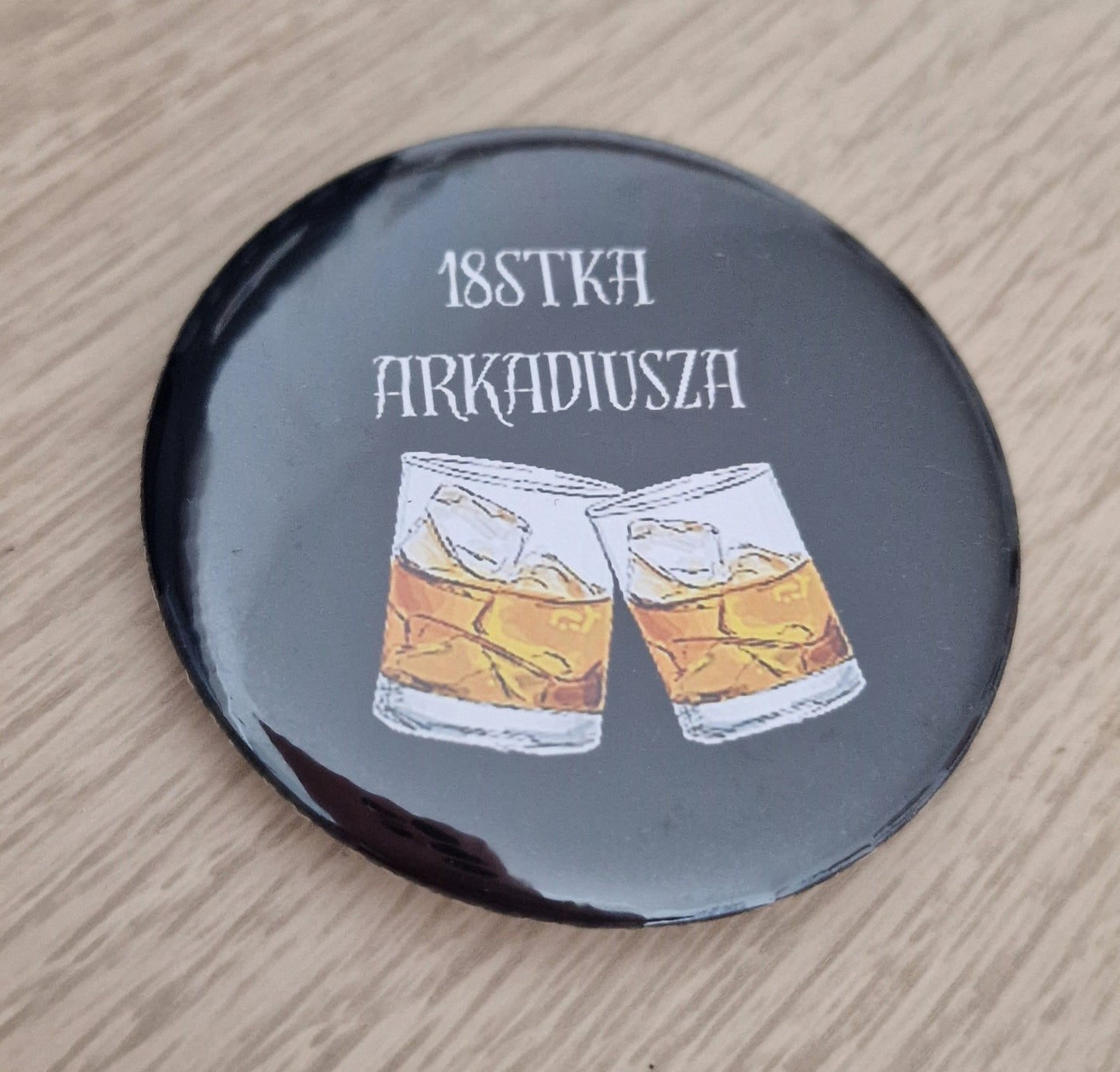 Custom badges 58mm set of 6 pcs