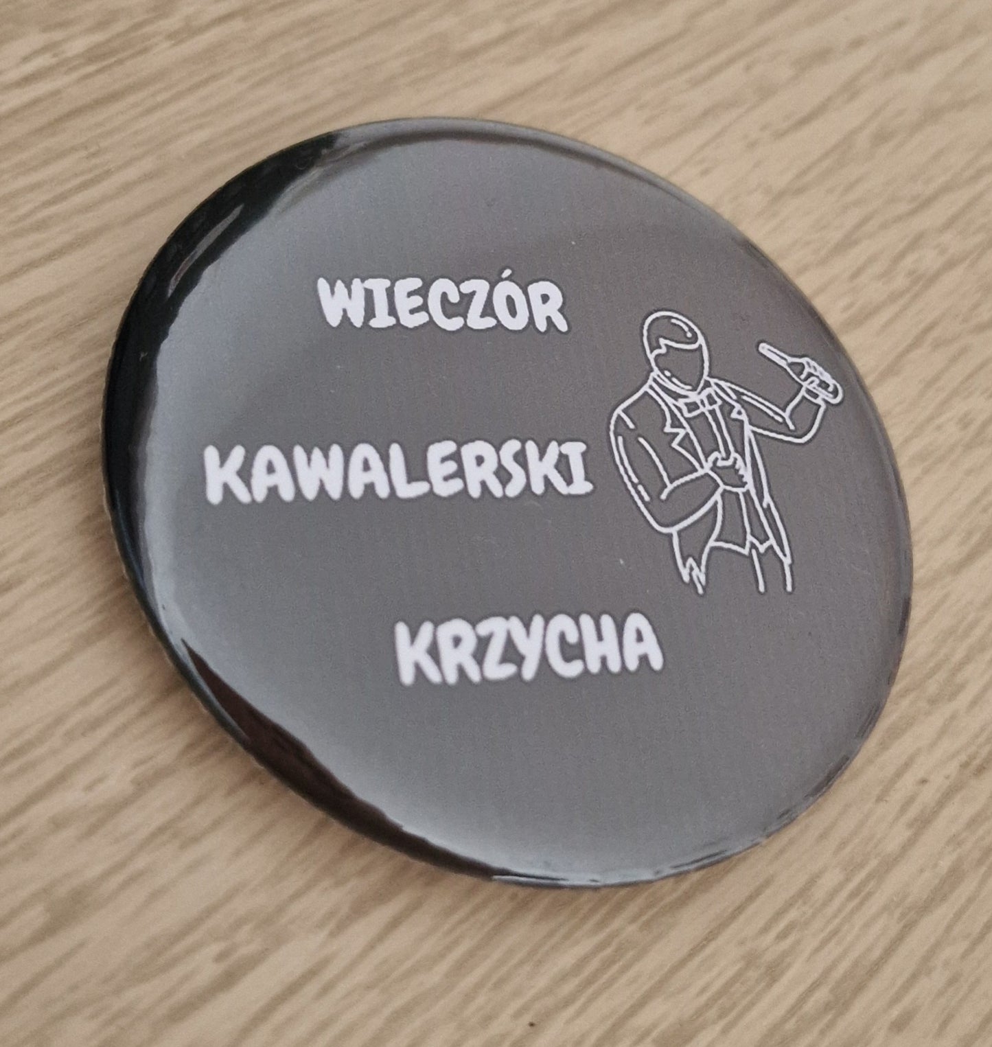 Custom badges 58mm set of 6 pcs