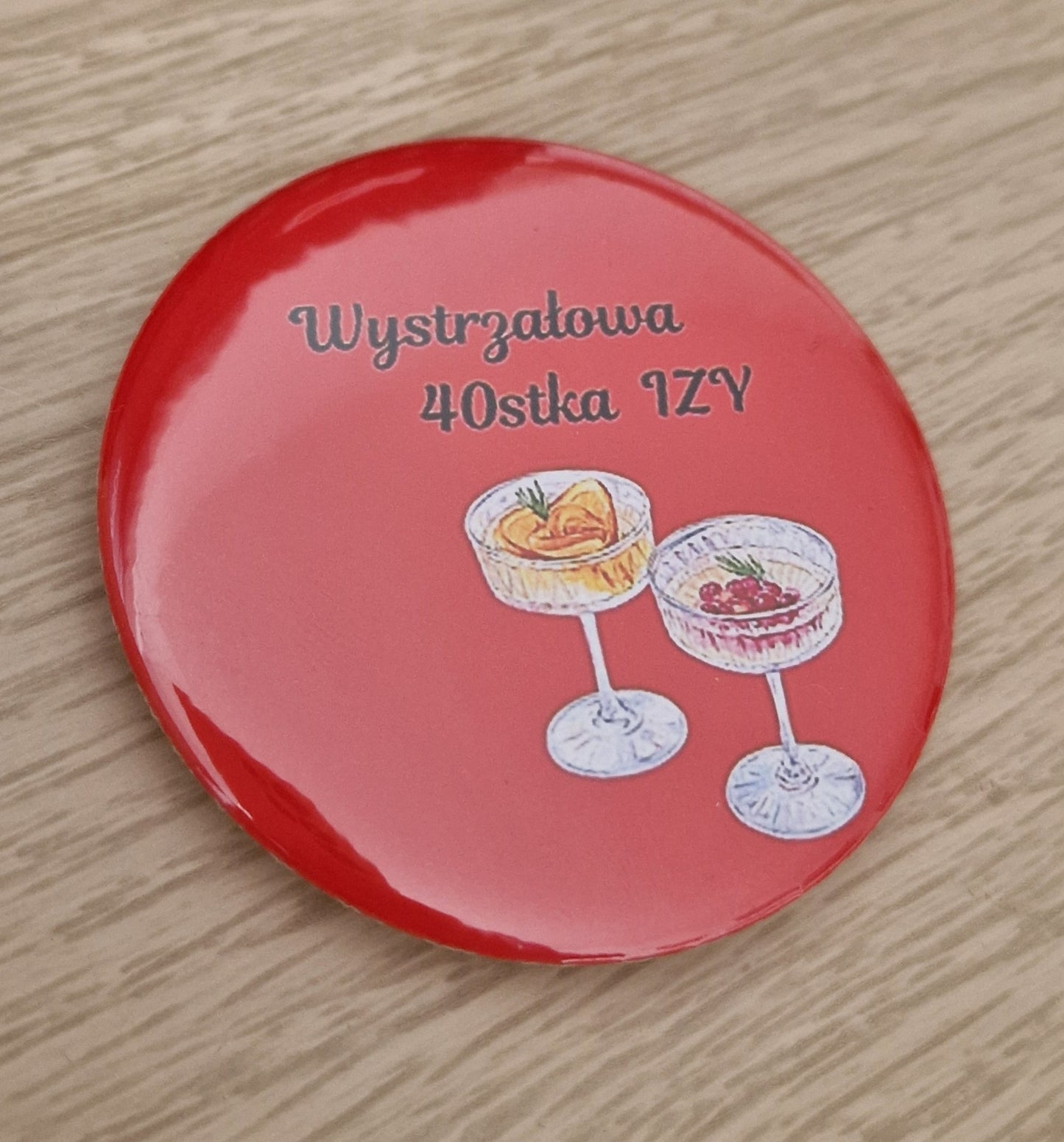 Custom badges 58mm set of 6 pcs