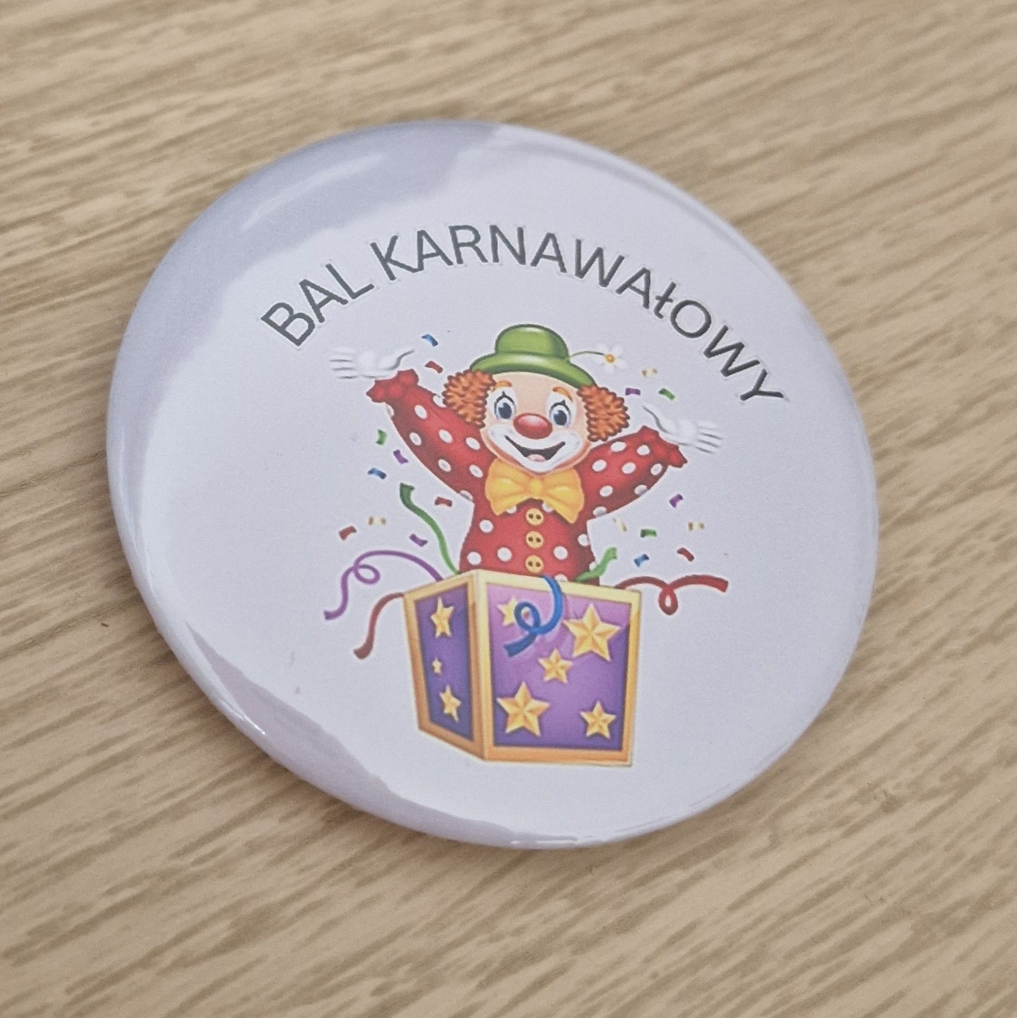 Custom badges 58mm set of 6 pcs